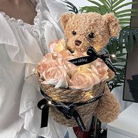 Bouquet de fleurs en savon, magnifiques cadeaux d'anniversaire pour la petite amie bien-aimée