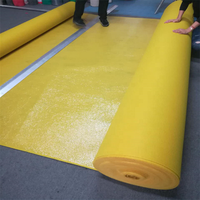 Tapis moderne antidérapant en polyester rouge et noir pour événements, lavable, pour scène de mariage, décoration de salle de banquet, sol extérieur