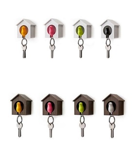 <span class=keywords><strong>Porte</strong></span>-clés organisateur en forme de nichoir à oiseaux avec sifflet, <span class=keywords><strong>porte</strong></span>-clés moineau - Product Image 2