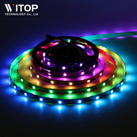 Bande de pixels WS2812 SMD5050 Magic Color DC 5V basse tension intégrée 30Leds/mètre bande Led programmable