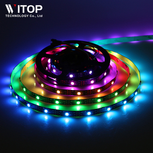 Pixel Dải WS2812 SMD5050 ma thuật màu <span class=keywords><strong>DC</strong></span> <span class=keywords><strong>5V</strong></span> được xây dựng trong điện áp thấp 30leds/mét lập trình <span class=keywords><strong>LED</strong></span> <span class=keywords><strong>Strip</strong></span> - Product Image 4