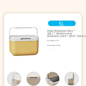 กล่องเก็บความเย็นแบบพกพาสำหรับรถยนต์ขนาด 5 ลิตร สำหรับการตั้งแคมป์กลางแจ้งและการเก็บรักษาอาหาร - Product Image 4