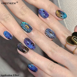 Nuevo Devil Eye Magnetic <span class=keywords><strong>Gel</strong></span> Polish Glitter Disco Reflective Cat Eey Glue Barniz permanente Soak Off UV LED <span class=keywords><strong>Gel</strong></span> Esmalte de uñas - Product Image 3