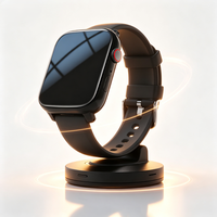 Montre connectée GS19 avec appel vidéo, alerte SOS, détection de chute, écran AMOLED carré, étanche IPX7, moniteur de bien-être, prête à être expédiée