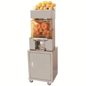 Espremedor de suco de laranja comercial, máquina elétrica de espremer limão de aço inoxidável suco citrino