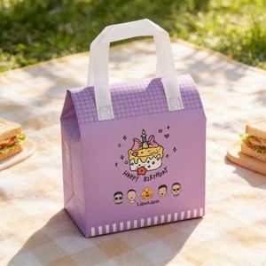 Bolsas Térmicas Especiales para Empacar Alimentos en Stock para Restaurantes de Comida Rápida, Bolsa Aislante de Papel de Aluminio No Tejido para Llevar - Product Image 1