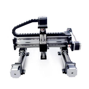 Plataforma de movimiento lineal <span class=keywords><strong>motorizada</strong></span> de alta precisión Pinsi XYZ para sistema de posicionamiento de robot pórtico - Product Image 2