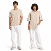 T-shirts en coton personnalisés, production OEM directe d'usine avec longueur, tour de poitrine, tissu et grammage définis par le client, vente en gros