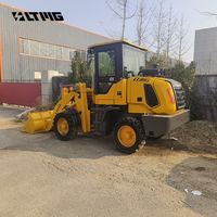 Pabrik Cina Grosir Mini Front End Loader Bersertifikat CE 1.5 Ton 2 Ton Wheel Loader dengan Bantalan Mesin Efisiensi Tinggi Dijual