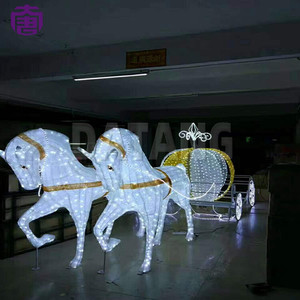 Carriage Shape LED Decoration <b>Light</b> - Motif <b>String</b> <b>Light</b> for Outdoor Christmas Display - Product Image 3
