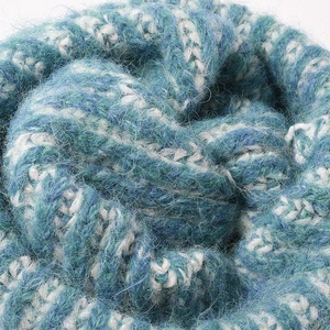 قبعات دافئة للبيع بالجملة ، قبعة صوف مكتنزة من نسيج الكشميرية المشتركة ، قبعة صغيرة عمودية مخططة محبوكة للنساء والرجال - Product Image 4