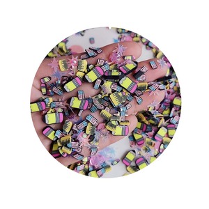 Mignon 500g 1000g Argile Polymère Retour École Saupoudre Mixte Crayon Règle Gomme Nail Art Décoration pour Noël Art Slime Shop - Product Image 2
