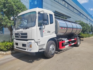 Dongfeng 12000L Wasser versorgungs wagen und Milch tankwagen mit Isolier vorrichtung - Product Image 4