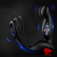 Masseur de prostate rechargeable, vibrateur anal portable avec mode de 9 vitesses de vibration, jouets sexuels étanches pour femmes et couples