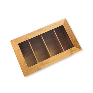 Venta directa de fábrica de cajas de té de bambú natural, cajas de almacenamiento multifuncionales para el hogar, naturales y ecológicas. - Product Image 1