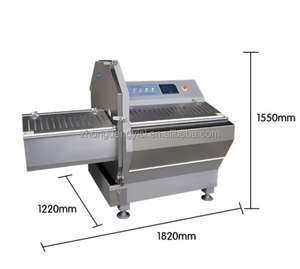 Trancheuse à viande de porc grande capacité haute vitesse en acier inoxydable, machine à hacher les steaks, épaisseur réglable - Product Image 5