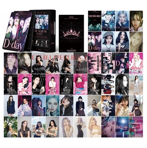 ขายส่งการ์ด Lomo อัลบั้ม Kpop How You Like That จำนวน 55 ชิ้น/ชุด ของเจนนี่และโรส การ์ดภาพถ่าย HD โปสการ์ด ของขวัญ - Product Image 4