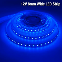 Bande lumineuse LED flexible en cuivre SMD 12V 320D bleue basse tension IP20, dimmable avec télécommande pour bars et KTVs