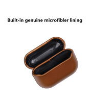 Étui de protection en cuir véritable fait à la main, huile et cire de luxe, pour écouteurs Apple AirPods 1/2 1 2 3 4 AirPods Pro2