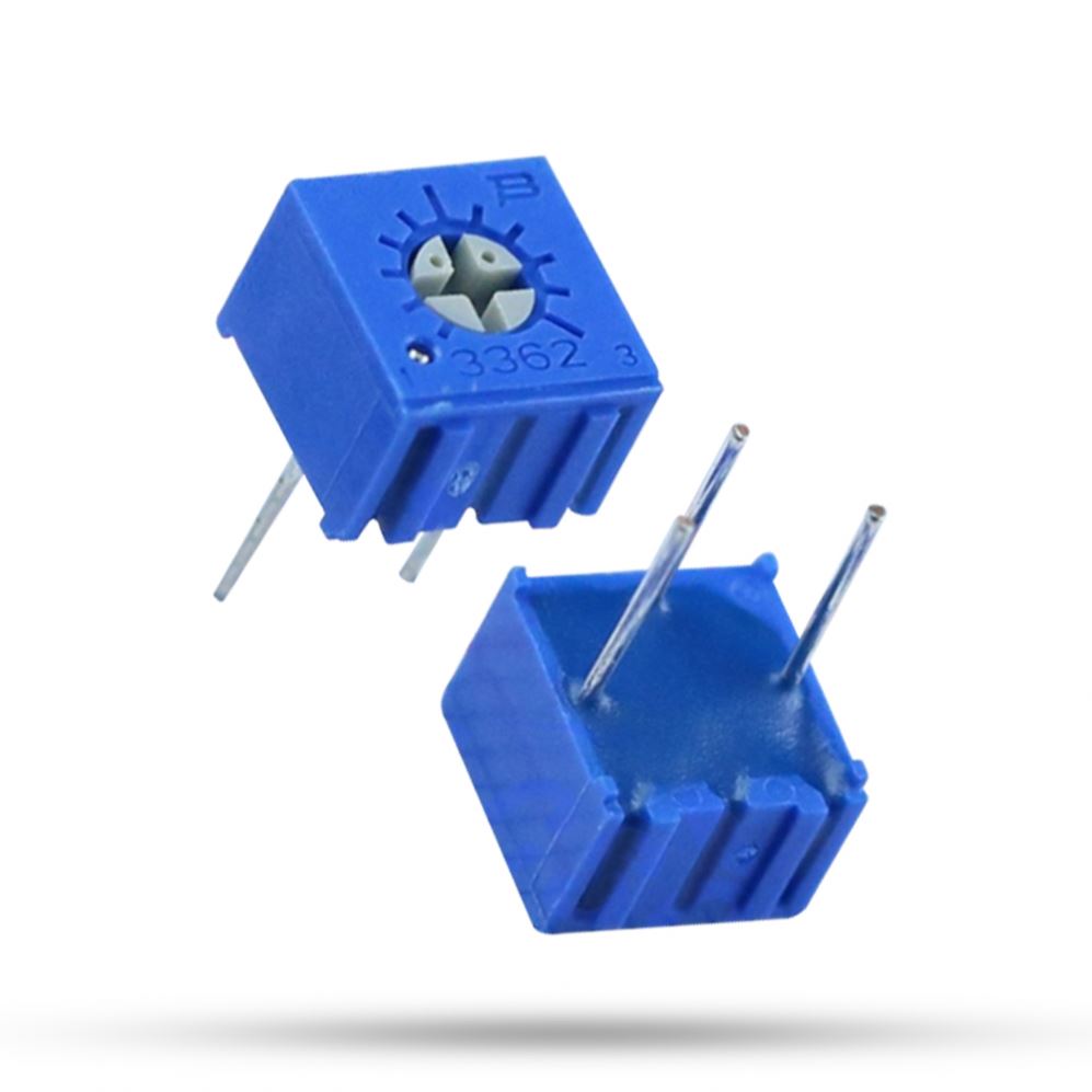 Переменные резисторы 2 kohms, 0,5 Вт, 1/2 Вт, поликарбонатные штифты Cermet, 1-поворотная регулировка, сквозное отверстие, триммер, потенциометр 3362P-1-202LF