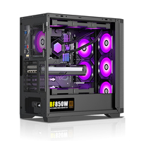 Échantillon gratuit boîtier d'ordinateur de bureau E-ATX armoire tour complète de jeu boîtier PC verre trempé ITX M-ATX ATX tours de boîtiers d'ordinateur