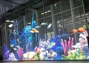 Ngoài trời P15 3D biển quảng cáo trong suốt lưới rèm không thấm nước dẫn Màn hình hiển thị video tường - Product Image 2