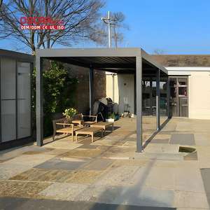 Couvertures <span class=keywords><strong>de</strong></span> toit à persiennes réglables motorisées pour l'extérieur Patio Garden Deck <span class=keywords><strong>Abri</strong></span> d'ombrage étanche 3X3 3X4 <span class=keywords><strong>4X4</strong></span> 4X6M Pergola - Product Image 1