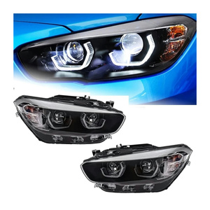 Faro Anteriore per BMW Serie 1 <span class=keywords><strong>F20</strong></span> <span class=keywords><strong>116i</strong></span> 118i 2015-2018 Lampada di Aggiornamento con DRL Indicatore di Direzione Proiettore Accessori Auto Luce Frontale - Product Image 1