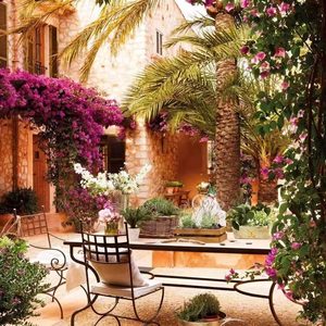 Silla de Jardín de Hierro Forjado <span class=keywords><strong>para</strong></span> Exteriores, Impermeable, Económica en Oferta - Product Image 4
