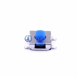 Touch 6.2x6.2x4.3H 250gf (blue button) silicone patch TS-1158B-C-C-B SMD Keyboard switch JIAHUA