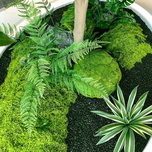 Grand arbre artificiel Andromède japonais, plante verte pour décoration intérieure et extérieure, idéal pour hôtels, mariages, centres commerciaux, aménagements paysagers et jardins zen. - Product Image 4