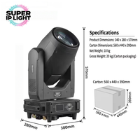 Projecteur de scène à tête mobile 350 Beam, 440 000 lumens, 14 couleurs, 18 motifs, écran tactile LCD pour spectacles en direct et églises