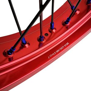 Juego de Ruedas Supermoto de Aluminio CNC 7116-T6 de <span class=keywords><strong>17</strong></span> Pulgadas 3.5 5.0 para Beta <span class=keywords><strong>300</strong></span>, Piezas de Motocicleta Todoterreno, Llantas - Product Image 6