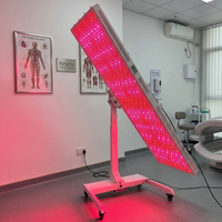 Appareil LED de luminothérapie infrarouge pour soulager la douleur, PDT, sur pied, pour tout le corps, avec panneau de luminothérapie rouge à 7 canaux