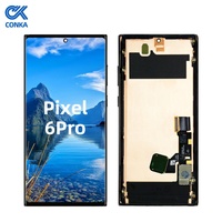 Écran tactile LCD d'origine TC 3.1 Conka de haute qualité, testé à 100 %, assemblage d'écran, garantie 1 an, noir pour Pixel 6 PRO