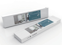 Fabrication OEM d'usine système de rail de rideau électrique KNX Tuya Zigbee fenêtre moteur intelligent pistes interrupteur à distance pilote intelligent