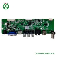 Layar LCD Vertikal JX, Tampilan Horizontal, Pengontrol Layar Mipi, VGA/HD/USB/AV, Resolusi 800*1280, 40-Pin, 10.1 inci, Pemasangan PCBA