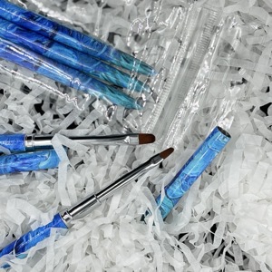 Pinceau à ongles vide personnalisé, pinceau courbé pour gel UV, pour remplacer le flacon de vernis, outils d'application de manucure - Product Image 1