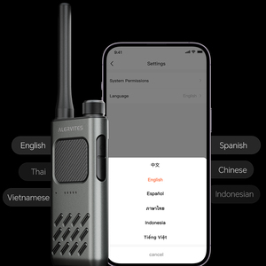 Radio UHF intelligente <span class=keywords><strong>Baofeng</strong></span> Alervites AT2, talkie-walkie longue portée, Bluetooth hors ligne, <span class=keywords><strong>Zello</strong></span> PTT, radio bidirectionnelle portable AI, 1300/2200mAh - Product Image 5