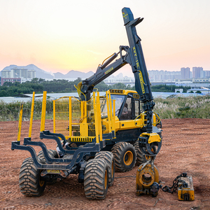 XUVOL Skidder Log Forwarding Loading Unloading XVY18C Forester Forwarder avec flèche télescopique hydraulique et grappin rotatif pour bois - Product Image 1