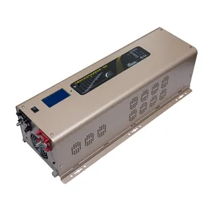 24v 48vdc 6000w 6kw बंद ग्रिड संकर सौर पलटनेवाला डबल विभाजन चरण