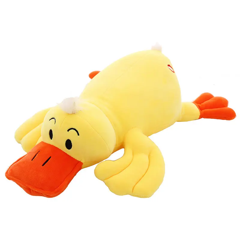 OEM manufacturer custom stuffed animal doll big yellow duck plush toy