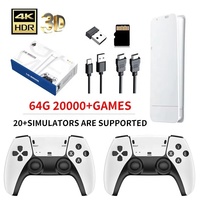 Consola de Juegos Retro M15, 20000+ Juegos Retro, Stick de Juegos 4K HD para TV, Plug and Play, con 2 Controles Inalámbricos