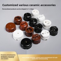 Pièces en céramique d'alumine non standard, supports de lampe, composants de commutateur, douilles en porcelaine de talc, céramique structurelle isolante de précision
