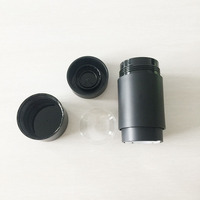 Stock vide en plastique noir mat de haute qualité, rond 15g, 30g, 50g, 75g, emballage twist stick déodorant bouteille blush tube conteneur