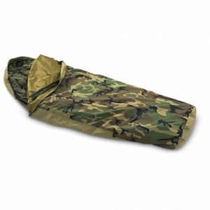Saco de Dormir Tipo Sobre, Impermeable, de Poliéster, con 3 Capas, Camuflaje, para Camping, 3 Estaciones, Transpirable - Product Image 1