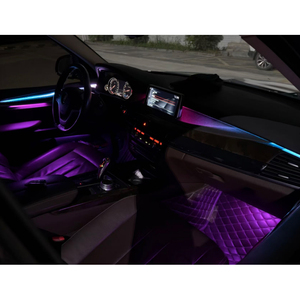 Luz Ambiental LED RGBIC para Automóvil, Tira Acrílica Sinfónica, Lámpara Interior de Neón para BMW X5 2014-2018, Venta al Por Mayor - Product Image 2