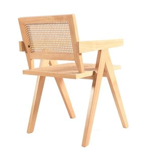 Chaise de salle à manger en bois de <span class=keywords><strong>fauteuil</strong></span> de meubles de restaurant en osier naturel de haute qualité <span class=keywords><strong>avec</strong></span> <span class=keywords><strong>accoudoir</strong></span> - Product Image 4