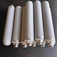 Cartouche filtrante frittée en poudre de titane de haute pureté 5.0 microns 10 pouces DOE Code7 pour vapeur