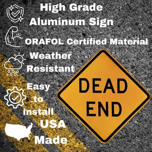 Çin Malı Alüminyum Levha Eşkenar Dörtgen Yansıtıcı Yol Sonu Uyarı Güvenlik Trafik Levhası & Dayanıklı - Product Image 4